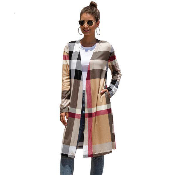 2021 new autumn winter plaid thin knitted women long sleeve plus size vintage cardigans female cardigan knit coat xb4t, White;black 
2021 new autumn winter plaid thin knitted women long sleeve plus size vintage cardigans female cardigan knit coat xb4t, White;black