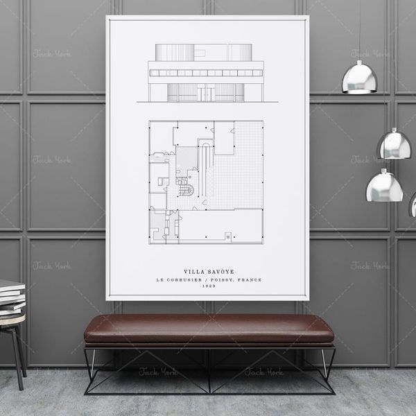 paintings villa savoye | le corbusier digital download architecture print - printable drawing
paintings villa savoye | le corbusier digital download architecture print - printable drawing