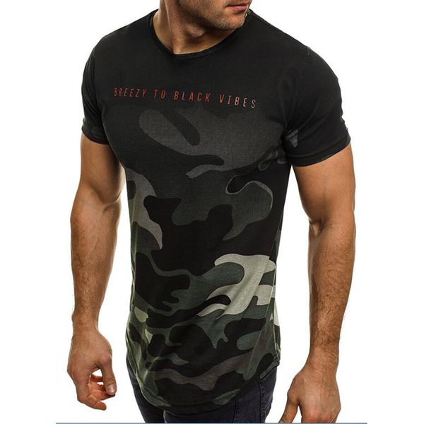new european and american men's fashion sports and fitness camouflage short-sleeved t-shirt summer thin short-sleeved t-shirt, White;black
new european and american men's fashion sports and fitness camouflage short-sleeved t-shirt summer thin short-sleeved t-shirt, White;black