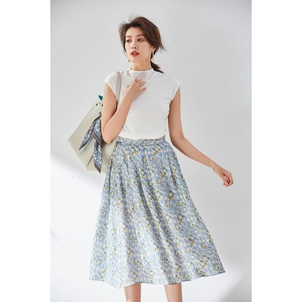 skirts tencel purple skirt women summer blue print midi elegant mid waist fashion janpan style ladies vintage tutu faldas 2021, Black
skirts tencel purple skirt women summer blue print midi elegant mid waist fashion janpan style ladies vintage tutu faldas 2021, Black