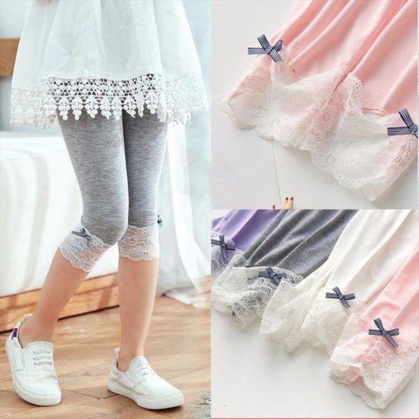 summer girls leggings kids pants cute lace bow solid pantalons capris 2 8year children modal trousers thin baby clothes, Blue
summer girls leggings kids pants cute lace bow solid pantalons capris 2 8year children modal trousers thin baby clothes, Blue