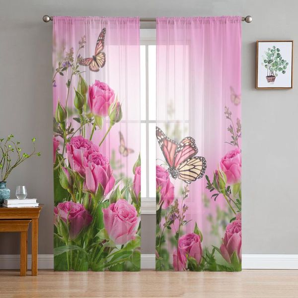 curtain & drapes pink flower butterfly romance tulle window for living room modern sheer bedroom kitchen custom
curtain & drapes pink flower butterfly romance tulle window for living room modern sheer bedroom kitchen custom