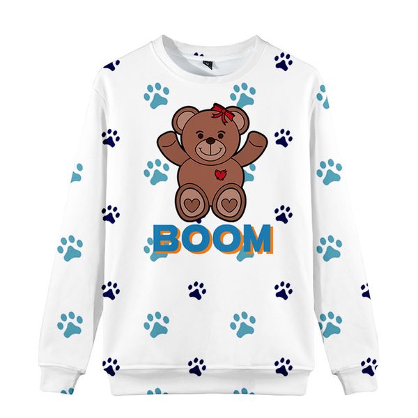 bear puppet cartoon boy girl t-shirt 3d printing animal print t-shirt long-sleeved shirt color clothes children's, Blue
bear puppet cartoon boy girl t-shirt 3d printing animal print t-shirt long-sleeved shirt color clothes children's, Blue