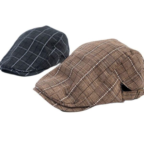 berets autumn men sboy hat british western style wool advanced flat cap classic vintage striped beret, Blue;gray
berets autumn men sboy hat british western style wool advanced flat cap classic vintage striped beret, Blue;gray