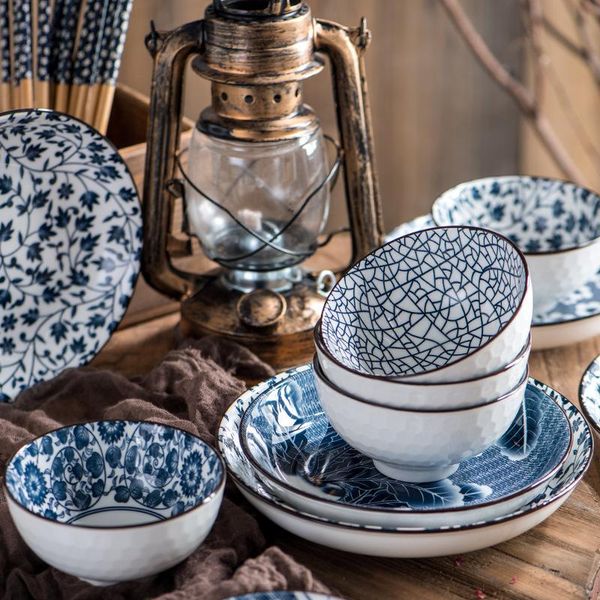 4pcs ceramic japanese-style wakeshi bowl rice bowl household ceramic tableware blue and white porcelain tableware gift box
4pcs ceramic japanese-style wakeshi bowl rice bowl household ceramic tableware blue and white porcelain tableware gift box