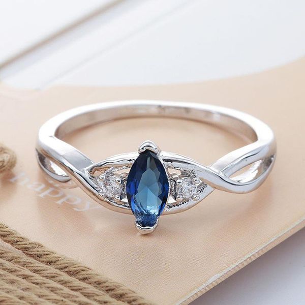 wedding rings retro female male horse eye shape blue stone zircon ring filled party engagement friendship, Slivery;golden
wedding rings retro female male horse eye shape blue stone zircon ring filled party engagement friendship, Slivery;golden