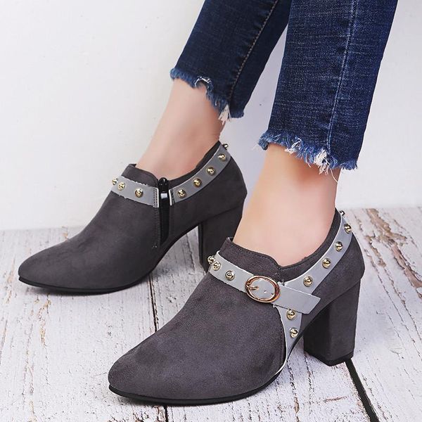 dress shoes corporis 2021 pumps woman pointed toe zip thick high heels buckle rivet spring autumn prom big size, Black
dress shoes corporis 2021 pumps woman pointed toe zip thick high heels buckle rivet spring autumn prom big size, Black