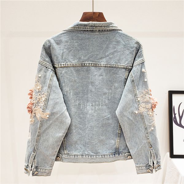 fashion embroidery flowers frayed denim loose chaqueta mujer outerwear women short long sleeve jeans jacket coats female aphb, Black;brown
fashion embroidery flowers frayed denim loose chaqueta mujer outerwear women short long sleeve jeans jacket coats female aphb, Black;brown