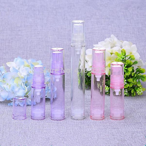5ml 10ml 15ml 30pcs transparent/purple/pink lotion bottle,airless bottle, airless pump vacuum bottle
5ml 10ml 15ml 30pcs transparent/purple/pink lotion bottle,airless bottle, airless pump vacuum bottle