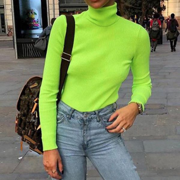 women's sweaters autumn winter women knitted pullovers fashion neon green slim turtlenecks long sleeve knitwear bottoming, White;black
women's sweaters autumn winter women knitted pullovers fashion neon green slim turtlenecks long sleeve knitwear bottoming, White;black