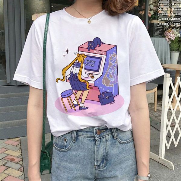 moon harajuku short sleeve womens t shirt fun ulzzang cute cartoon summer fashion female, White
moon harajuku short sleeve womens t shirt fun ulzzang cute cartoon summer fashion female, White