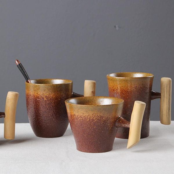 mugs japanese-style wooden handle ceramic cup coffee mug rust glaze tea milk beer home office drinkware
mugs japanese-style wooden handle ceramic cup coffee mug rust glaze tea milk beer home office drinkware
