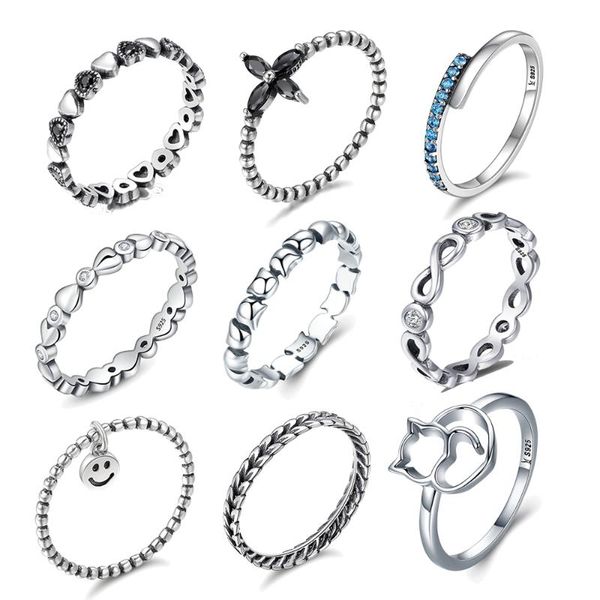wedding rings wostu 100% real 925 sterling silver forever heart linked to stackable for women drop jewelry dxr043, Slivery;golden
wedding rings wostu 100% real 925 sterling silver forever heart linked to stackable for women drop jewelry dxr043, Slivery;golden