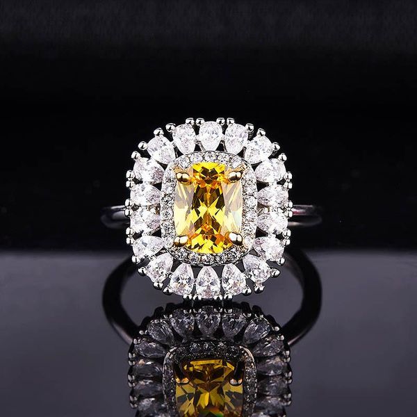 cluster rings qclassic women's 925 sterling silver finger ring square cut cubic zirconia adjustable wedding fashion bridal jewelry, Golden;silver
cluster rings qclassic women's 925 sterling silver finger ring square cut cubic zirconia adjustable wedding fashion bridal jewelry, Golden;silver