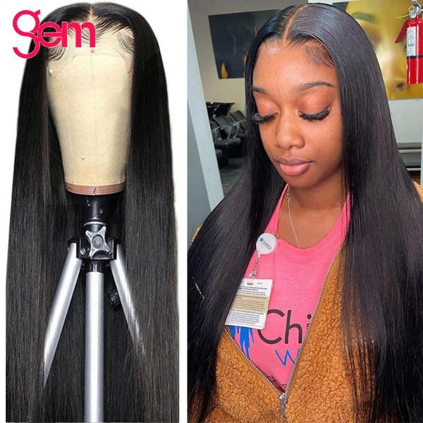 lace wigs 5x5 closure wig straight front for women long pre plucked 150 density gem hair remy brazilian 4x4, Black;brown
lace wigs 5x5 closure wig straight front for women long pre plucked 150 density gem hair remy brazilian 4x4, Black;brown