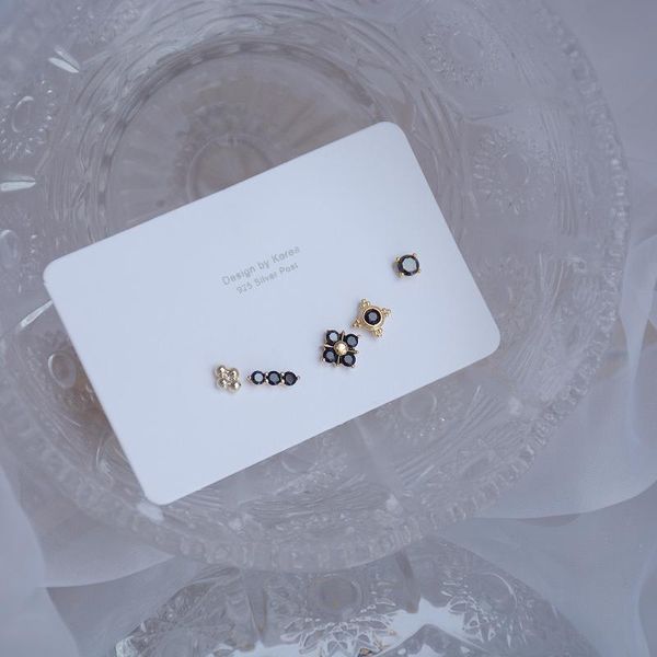 stud lexie diary fashion luxury 14k real gold plated earring five piece black square for women accessory jewelry wedding gift, Golden;silver
stud lexie diary fashion luxury 14k real gold plated earring five piece black square for women accessory jewelry wedding gift, Golden;silver