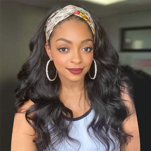 synthetic wigs body wave headband wig for women glueless non lace frontal daily wear 16 - 28 inch, Black
synthetic wigs body wave headband wig for women glueless non lace frontal daily wear 16 - 28 inch, Black