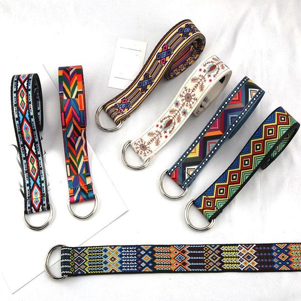 belts bohemian print canvas belt for women metal d ring buckle harajuku waist strap jean dress trouser female men decoration waistband, Black;brown
belts bohemian print canvas belt for women metal d ring buckle harajuku waist strap jean dress trouser female men decoration waistband, Black;brown