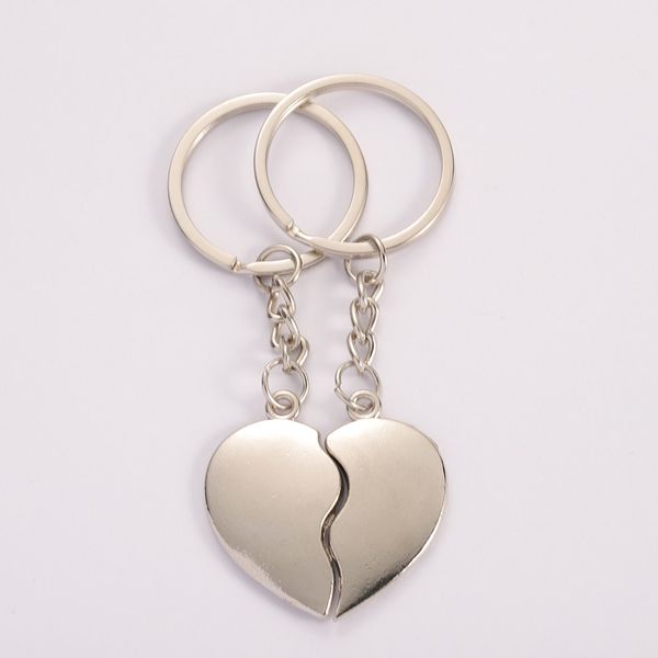 1pair couple keychain heart key rings lovers love key chain for birthday gift souvenirs valentine's day gift lovers couple gift, Silver
1pair couple keychain heart key rings lovers love key chain for birthday gift souvenirs valentine's day gift lovers couple gift, Silver