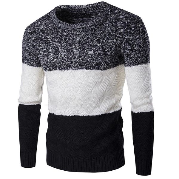 2021 new casual long sleeve autumn winter men korean style slim knitted blue sweater pullover jumper 8q95, White;black
2021 new casual long sleeve autumn winter men korean style slim knitted blue sweater pullover jumper 8q95, White;black