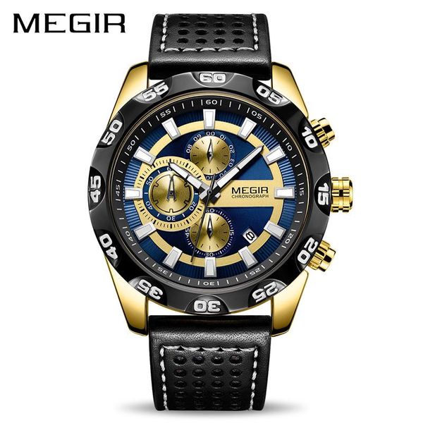 wristwatches megir mens watches chronograph sport quartz watch men clock leather relogio masculino reloj hombre, Slivery;brown
wristwatches megir mens watches chronograph sport quartz watch men clock leather relogio masculino reloj hombre, Slivery;brown