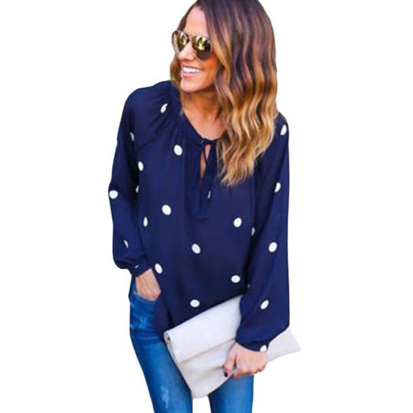 women's blouses & shirts 2021 fashion women blouse elegant lady shirt sweet dot printed tie neck long sleeve loose ladies casual blusa, White
women's blouses & shirts 2021 fashion women blouse elegant lady shirt sweet dot printed tie neck long sleeve loose ladies casual blusa, White