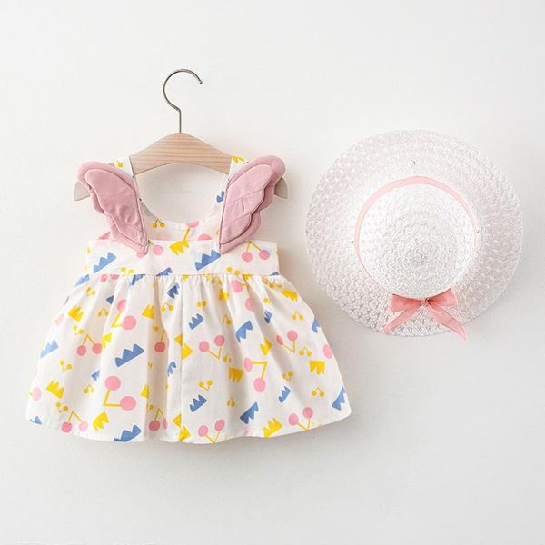 girl's dresses summer toddler infant baby kids girls sleeveless wings cute floral printed beach party princess dress sundress + hat clo, Red;yellow
girl's dresses summer toddler infant baby kids girls sleeveless wings cute floral printed beach party princess dress sundress + hat clo, Red;yellow