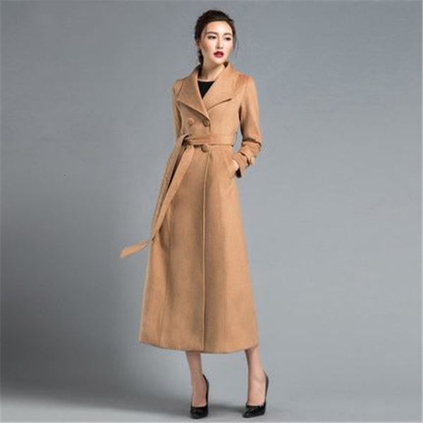 2021 new autumn double breasted women's gross cashmere of long x-belt female coat wool mixer mujer j52 u6co, Black
2021 new autumn double breasted women's gross cashmere of long x-belt female coat wool mixer mujer j52 u6co, Black