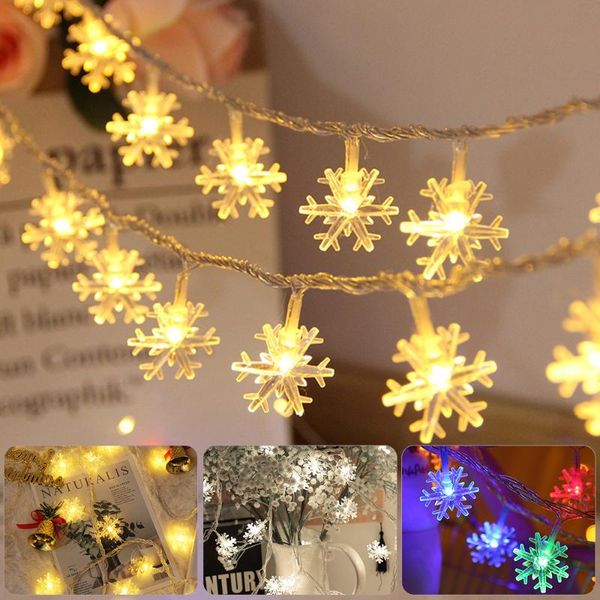 strings 1.5m/6m snowflake led string lights fairy festoon light battery-operated garland year christmas decorations
strings 1.5m/6m snowflake led string lights fairy festoon light battery-operated garland year christmas decorations