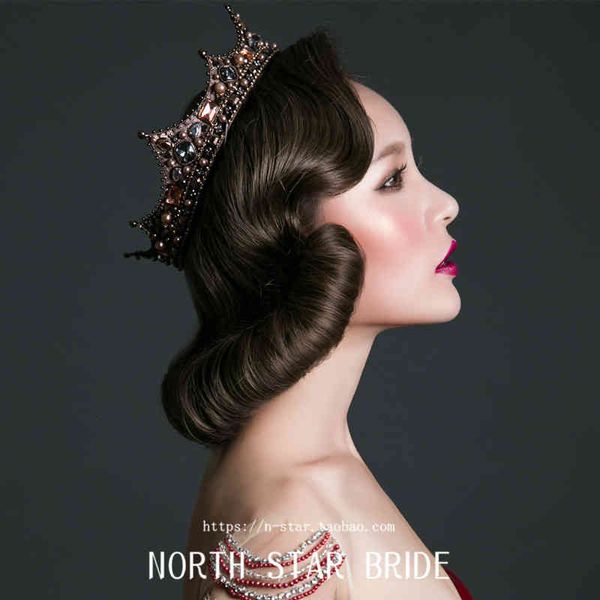wedding hair jewelry accessories european court queen baroque black bride round full circle crown shadow studio head, Slivery;golden
wedding hair jewelry accessories european court queen baroque black bride round full circle crown shadow studio head, Slivery;golden
