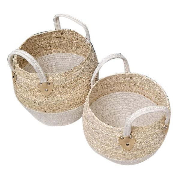 storage baskets basket, decorative clothing basket with handle deskbox, uncovered 2pcs
storage baskets basket, decorative clothing basket with handle deskbox, uncovered 2pcs