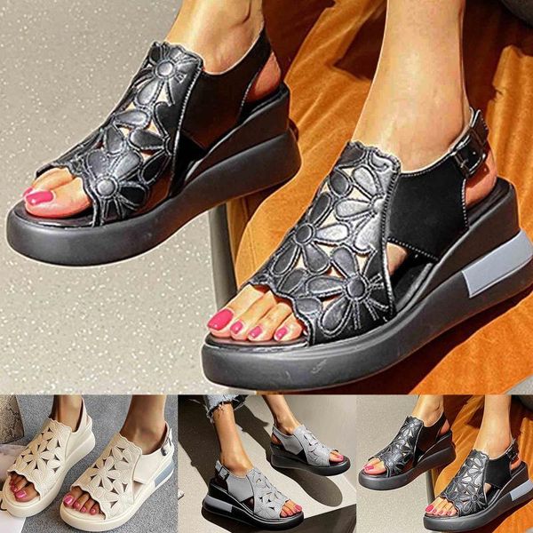 sandals 2021 summer shoes muffin thick bottom hollow breathable comfortable fish mouth spot sales, Black
sandals 2021 summer shoes muffin thick bottom hollow breathable comfortable fish mouth spot sales, Black