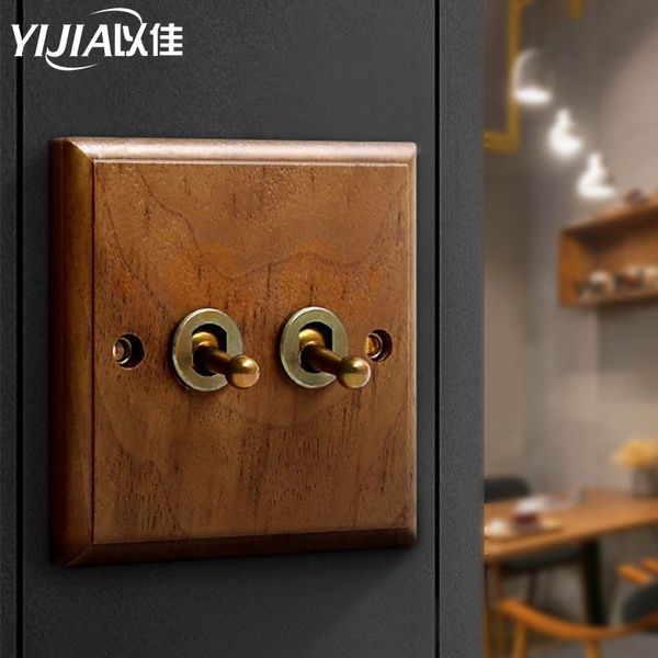 smart home control brass switch,220v 10a vintage toggle wallpad switch wood panel 1/2/3/4gang 2way wrench retro style lightswitch 86mm
smart home control brass switch,220v 10a vintage toggle wallpad switch wood panel 1/2/3/4gang 2way wrench retro style lightswitch 86mm