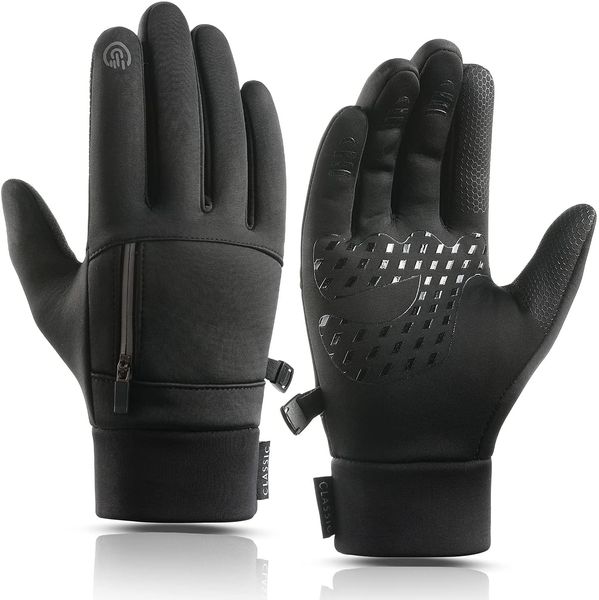 winter gloves waterproof thermal sport glove for men women to running cycling driving hiking,warm glove, Black
winter gloves waterproof thermal sport glove for men women to running cycling driving hiking,warm glove, Black