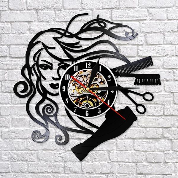 wall clocks record clock hairdresser salon barber shop retro black barber's gift for women living room decoration
wall clocks record clock hairdresser salon barber shop retro black barber's gift for women living room decoration