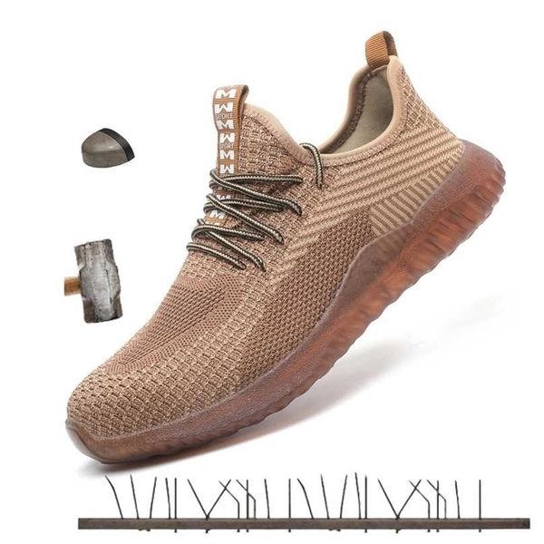 safety shoes breathable summer anti-smashing anti-piercing protective sports wear men 211217, Black;brown
safety shoes breathable summer anti-smashing anti-piercing protective sports wear men 211217, Black;brown