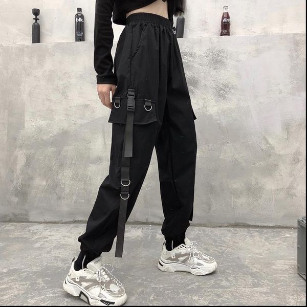 cargo pants women korean style black punk pants for women chain trousers fashion thin pockets sweat pants joggers women, Black;white
cargo pants women korean style black punk pants for women chain trousers fashion thin pockets sweat pants joggers women, Black;white
