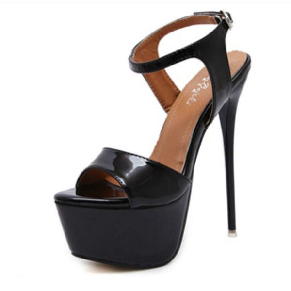 sandals 2021 high heel platform shoes ladies 16cm open toe pumps wedding party dress summer leather, Black
sandals 2021 high heel platform shoes ladies 16cm open toe pumps wedding party dress summer leather, Black