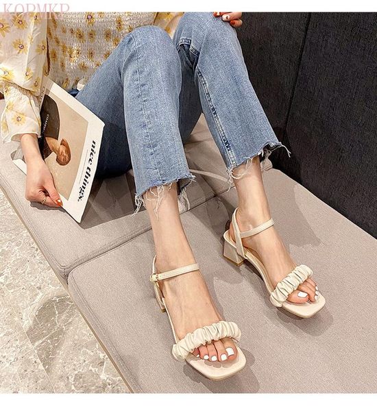 sandals 2021 summer fashion women high heels party beige black square open toe low
sandals 2021 summer fashion women high heels party beige black square open toe low