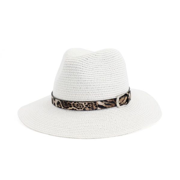 wide brim hats ladies sun hat summer straw beach 2021 fashion casual panama breathable adjustable rope leopard belt, Blue;gray
wide brim hats ladies sun hat summer straw beach 2021 fashion casual panama breathable adjustable rope leopard belt, Blue;gray