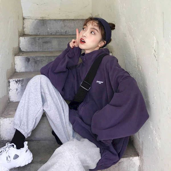 baseball uniform thick casual jacket women spring autumn korean alphabet embroidery preppy sports stand collar 210526, Black;brown
baseball uniform thick casual jacket women spring autumn korean alphabet embroidery preppy sports stand collar 210526, Black;brown