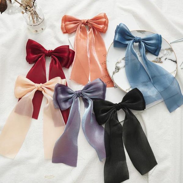 new fashion solid color double chiffon ribbon hair band bow girls women hairpin barrettes hair ponytail accessories
new fashion solid color double chiffon ribbon hair band bow girls women hairpin barrettes hair ponytail accessories