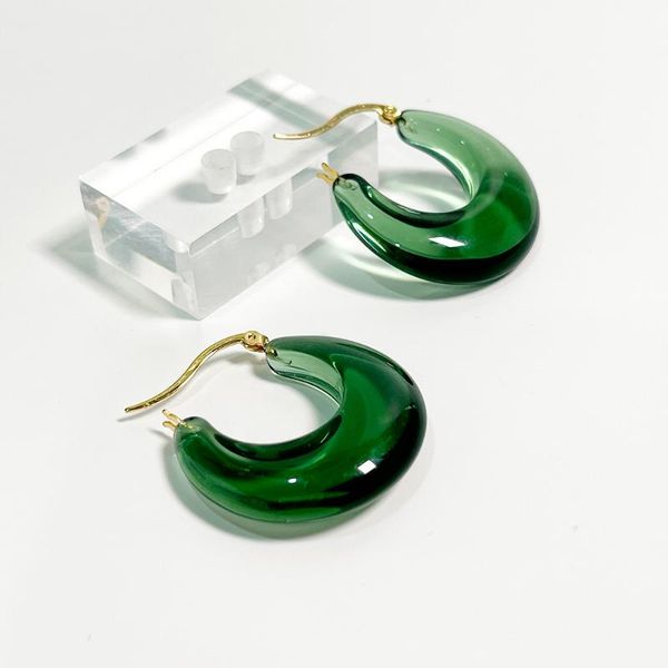 hoop & huggie amorcome trendy green transparent acrylic earrings for women colorful resin geometric round circel korean jewelry, Golden;silver
hoop & huggie amorcome trendy green transparent acrylic earrings for women colorful resin geometric round circel korean jewelry, Golden;silver