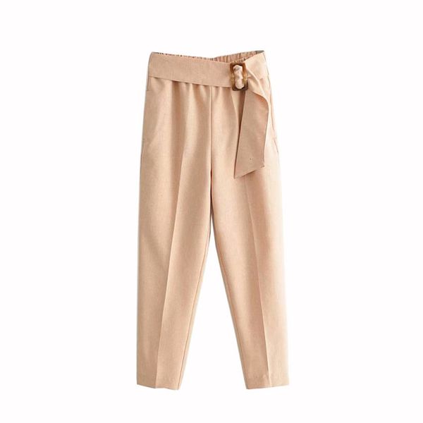 2021 new women elegant khaki pants sashes pockets elastic waist solid ladies streetwear casual chic trousers pantalones tqxs, Black;white
2021 new women elegant khaki pants sashes pockets elastic waist solid ladies streetwear casual chic trousers pantalones tqxs, Black;white