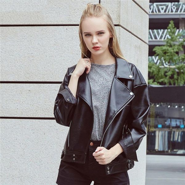 women's leather & faux women pu jackets loose biker motorcyle black lady england streetwear manteau outerwear ukraine
women's leather & faux women pu jackets loose biker motorcyle black lady england streetwear manteau outerwear ukraine