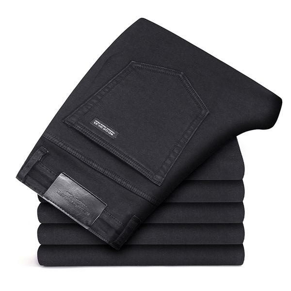 black grey brands jeans trousers men clothes elasticity slim jeans business casual male denim slim pants classic style 210317, Blue
black grey brands jeans trousers men clothes elasticity slim jeans business casual male denim slim pants classic style 210317, Blue