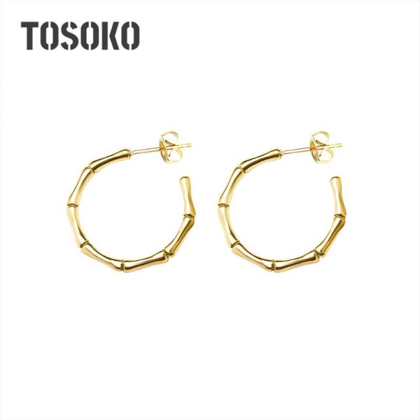 hoop & huggie stainless steel bamboo ring earrings shape opening jewelry for female bsf271, Golden;silver
hoop & huggie stainless steel bamboo ring earrings shape opening jewelry for female bsf271, Golden;silver