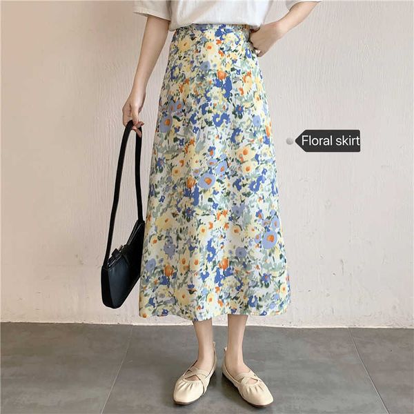 skirts floral print summer women high waist long midi vintage a-line oil paint korean streetwear casual z232 c3ge, Black
skirts floral print summer women high waist long midi vintage a-line oil paint korean streetwear casual z232 c3ge, Black