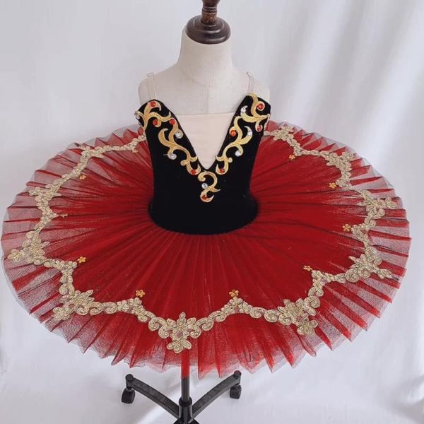 stage wear children's black professional ballet skirt tang jikede dress fluffy yarn tutu show group performance costume, Black;red
stage wear children's black professional ballet skirt tang jikede dress fluffy yarn tutu show group performance costume, Black;red