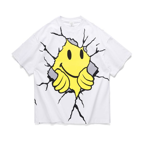 2021 new smiley letter print casual cotton t shirt mens womens high street short sleeve oversize summer tshirts o neck loose tees 1nad, White;black
2021 new smiley letter print casual cotton t shirt mens womens high street short sleeve oversize summer tshirts o neck loose tees 1nad, White;black